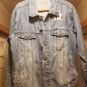 Custom jean jacket